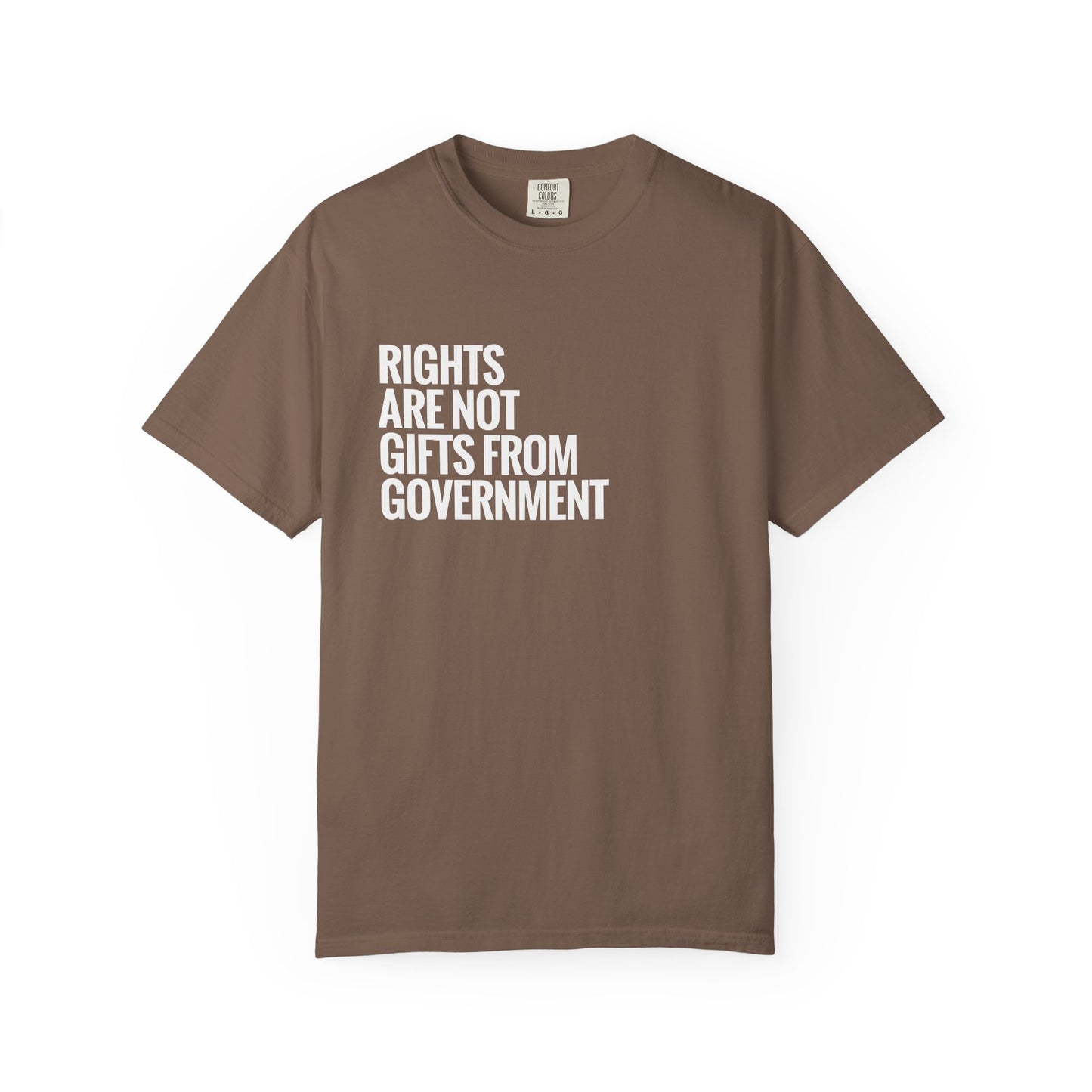 Rights are not Gifts from Government: T-Shirt