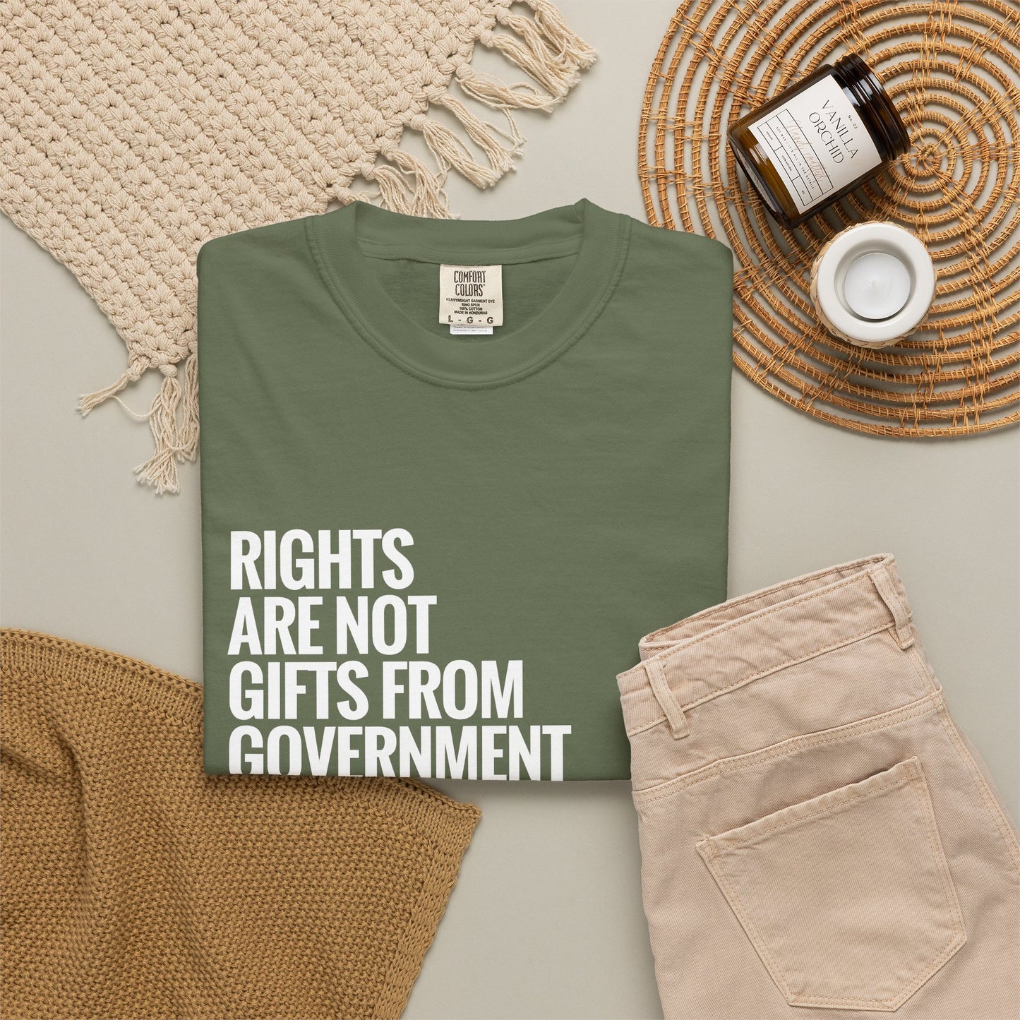 Rights are not Gifts from Government: T-Shirt
