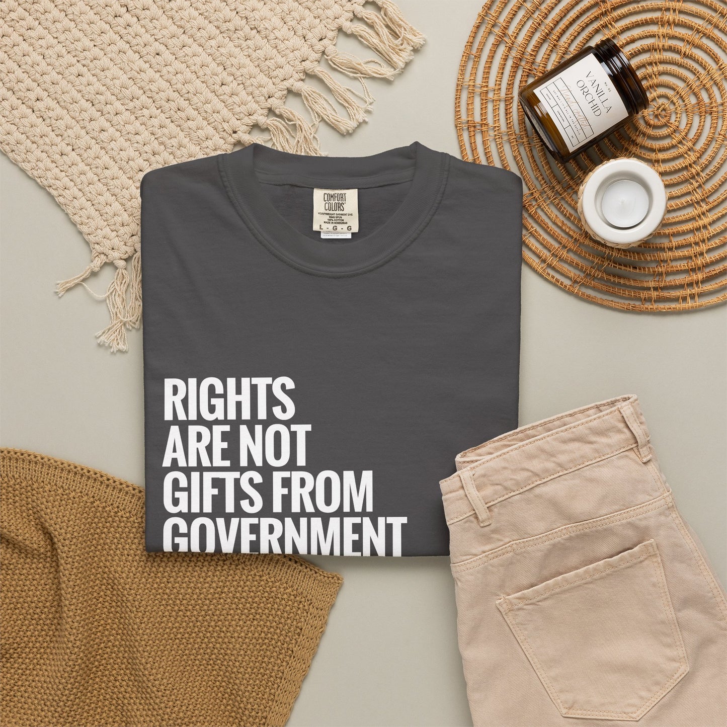 Rights are not Gifts from Government: T-Shirt