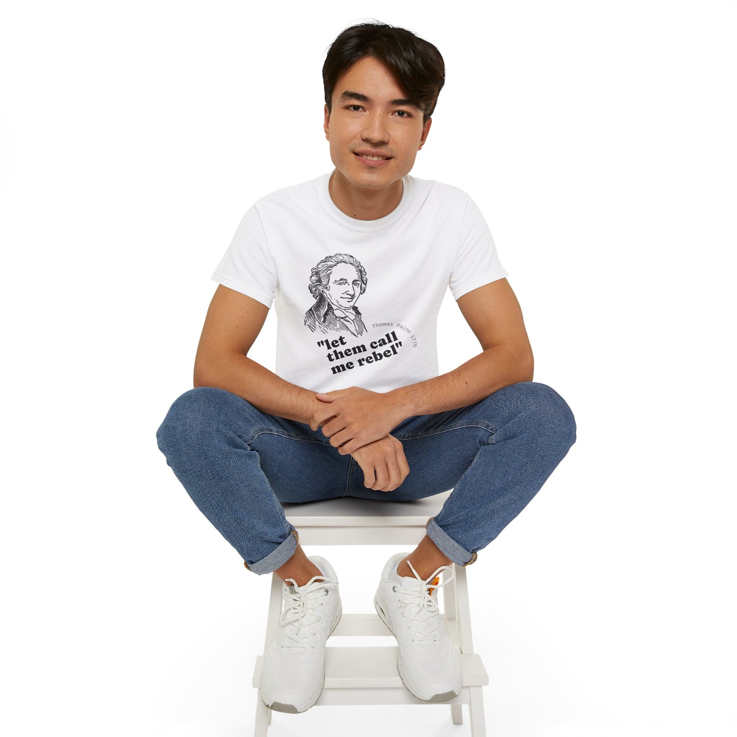 Rebel Quote T-Shirt: Thomas Paine 1776