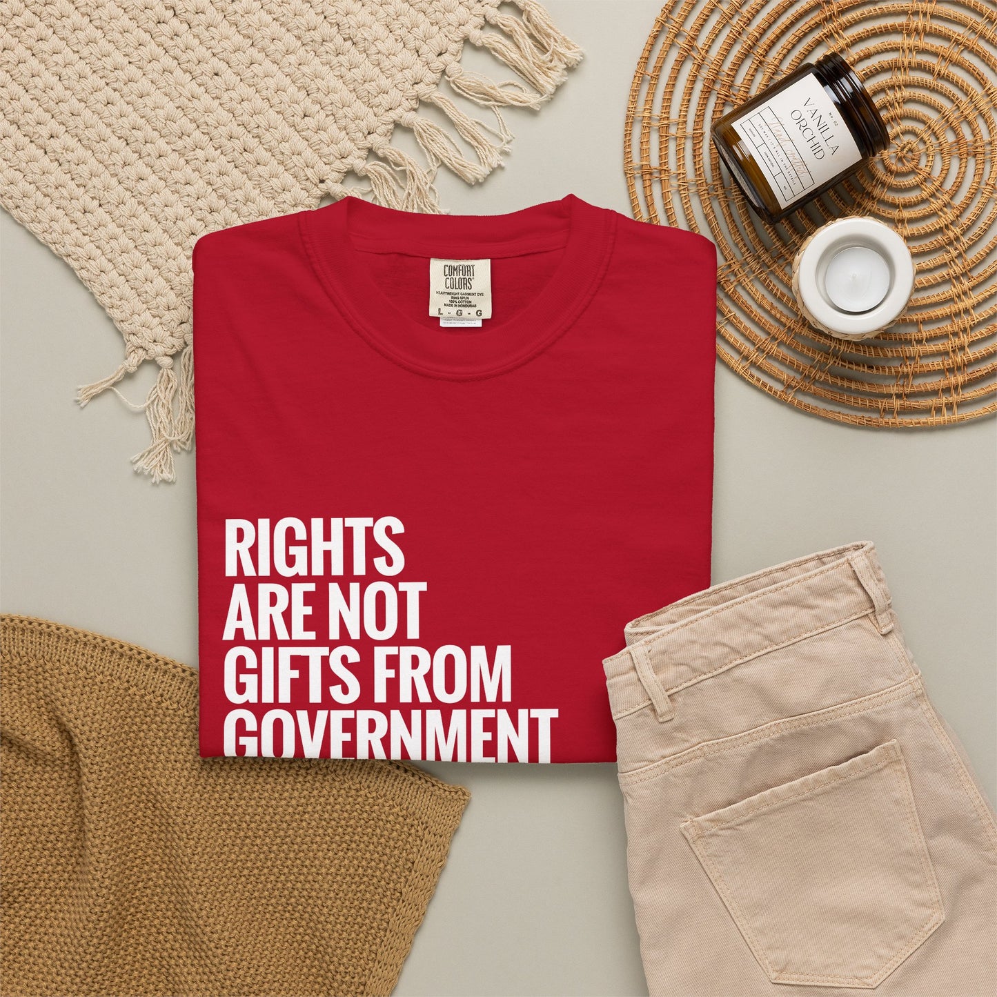 Rights are not Gifts from Government: T-Shirt