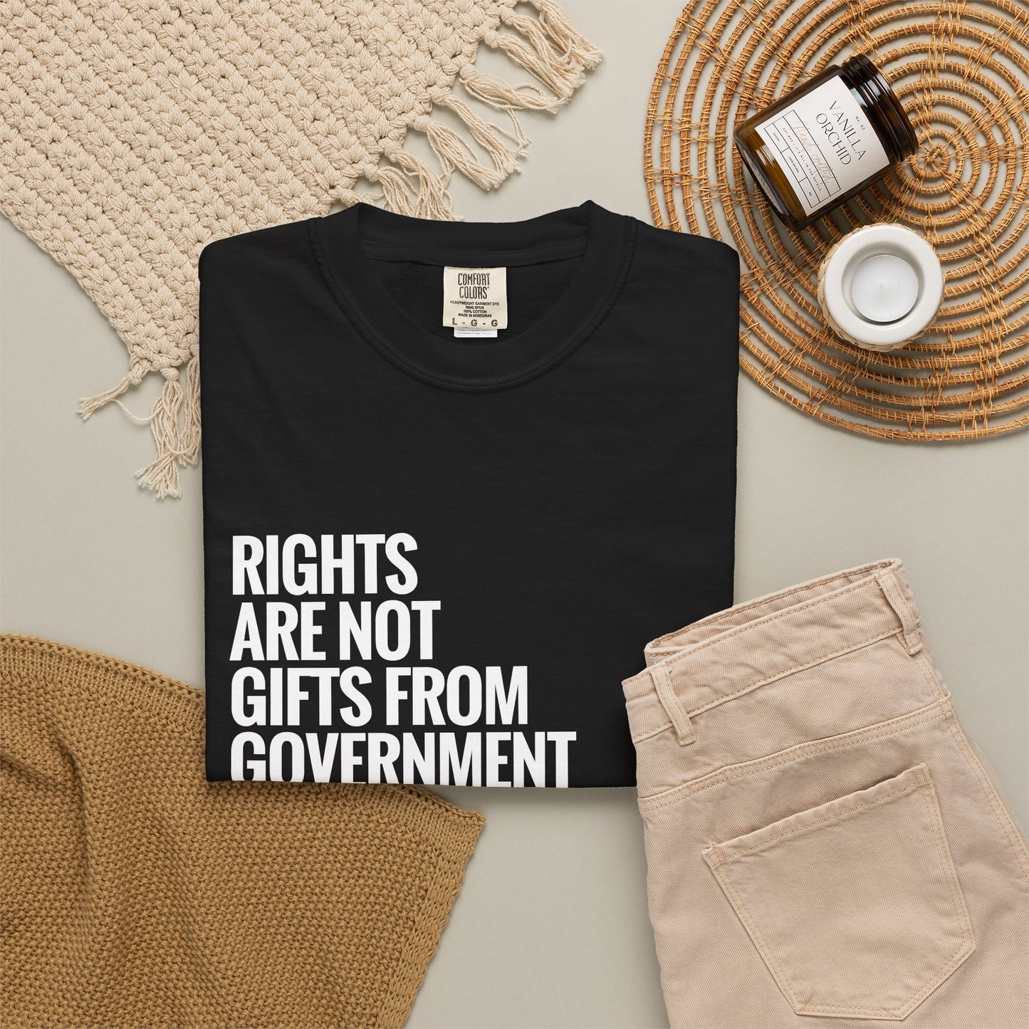 Rights are not Gifts from Government: T-Shirt